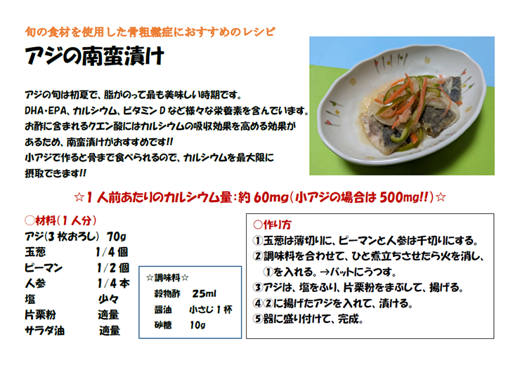 おすすめのレシピ 5月